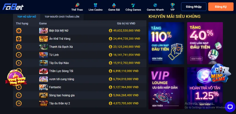 Hàng trăm siêu phẩm game hot BetVnd9